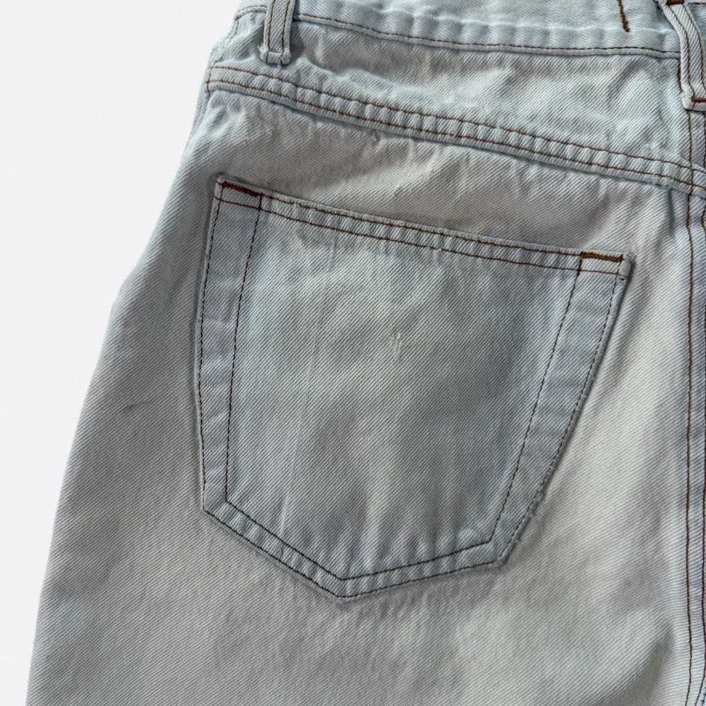 Vintage Stanley Blacker Light blue denim shorts‎